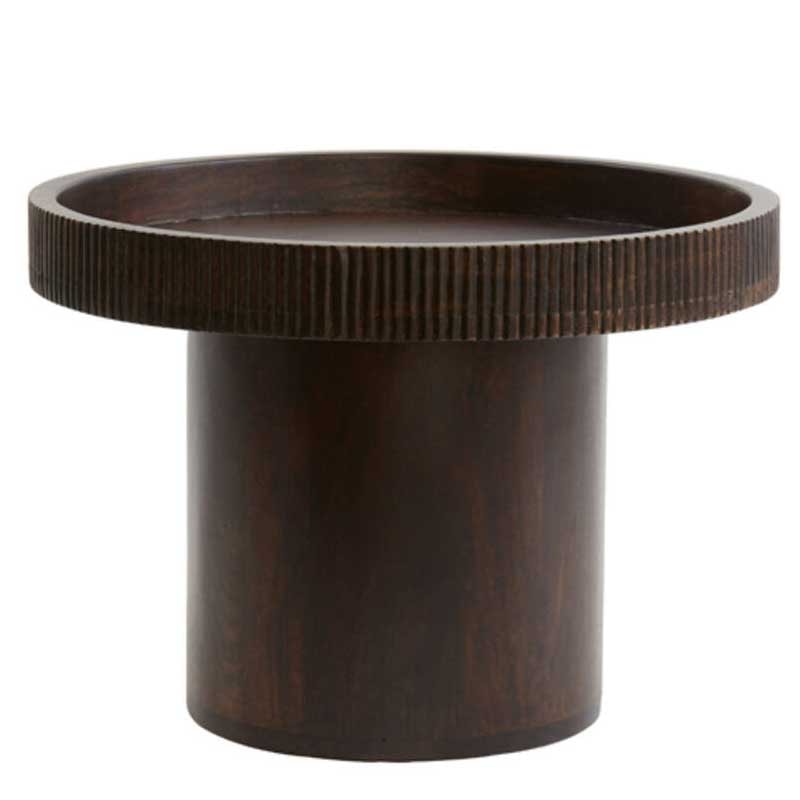 Side table KALOMO wood russet S