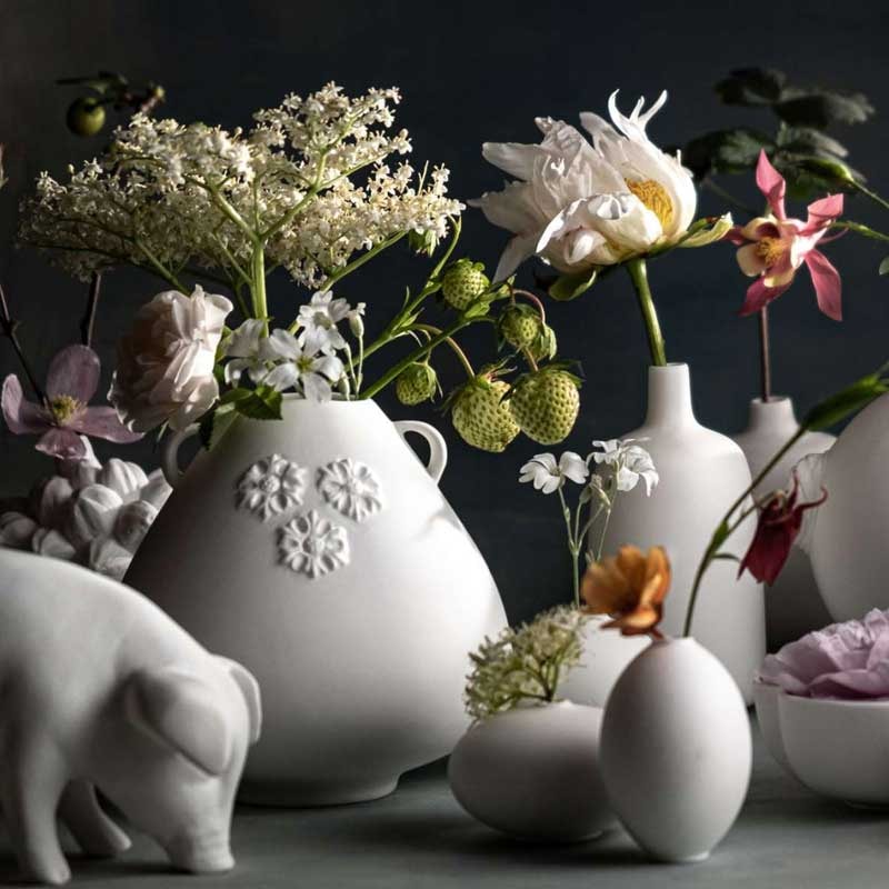 Vases Chisanna Bags White (assorted)