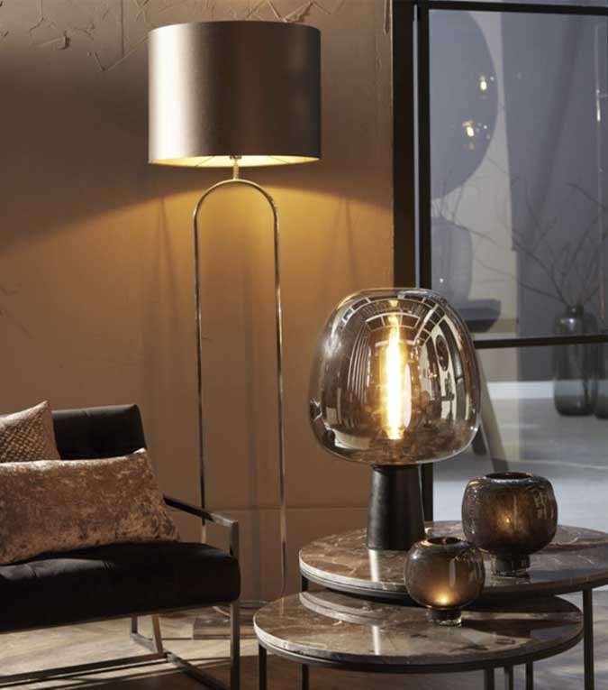 Floor lamp JAMIRI nickel