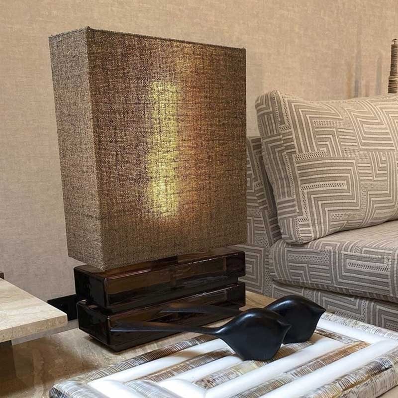 Lamp Bricks M Brown
