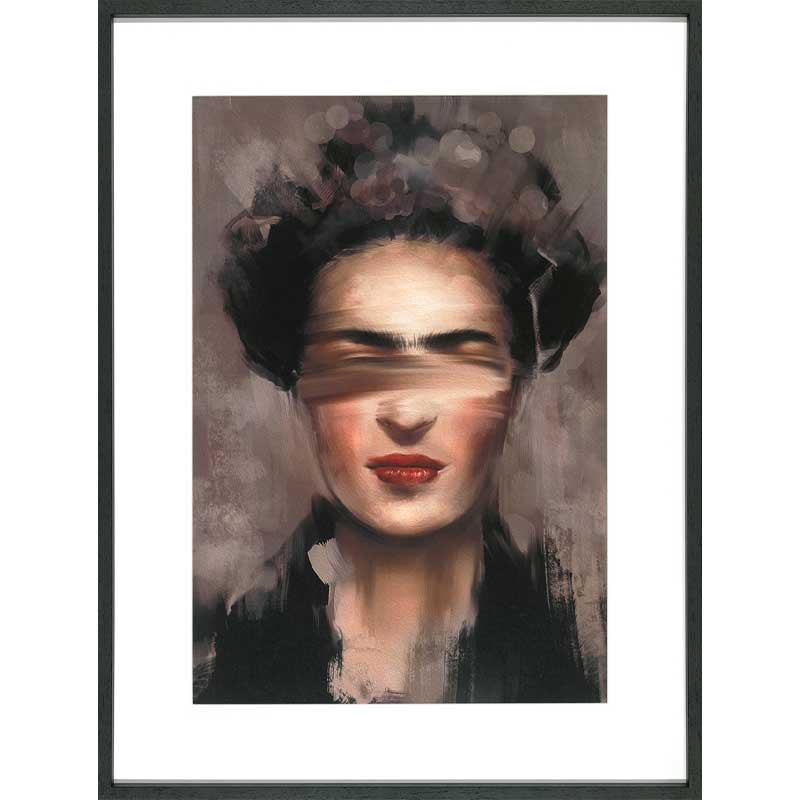 Photoprint Kahlo beige