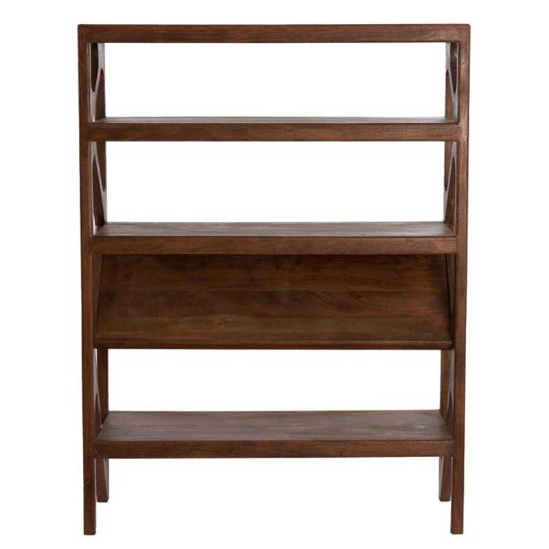 Cabinet open 120x40x160 cm YUKI acacia wood