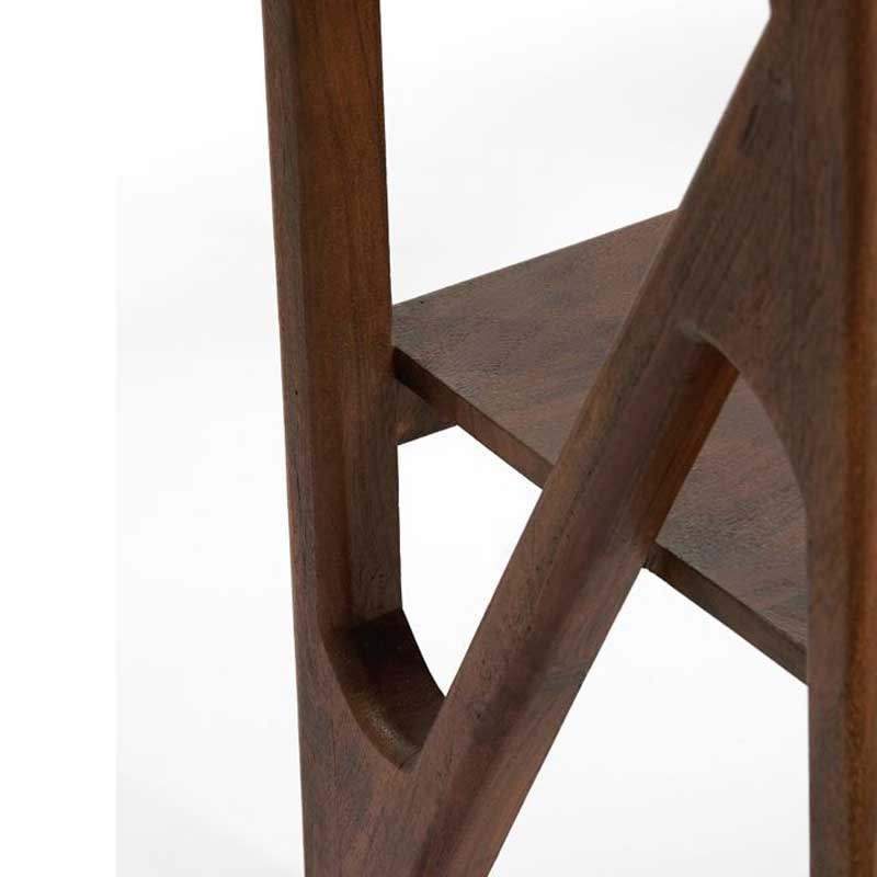Cabinet open 120x40x160 cm YUKI acacia wood