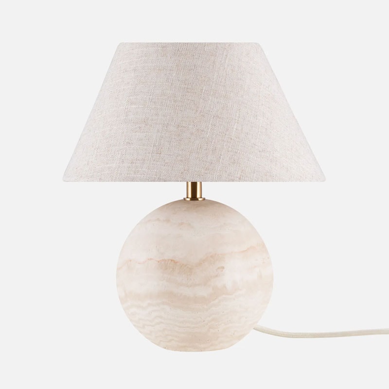 Table Lamp Castello 24 – Travertine