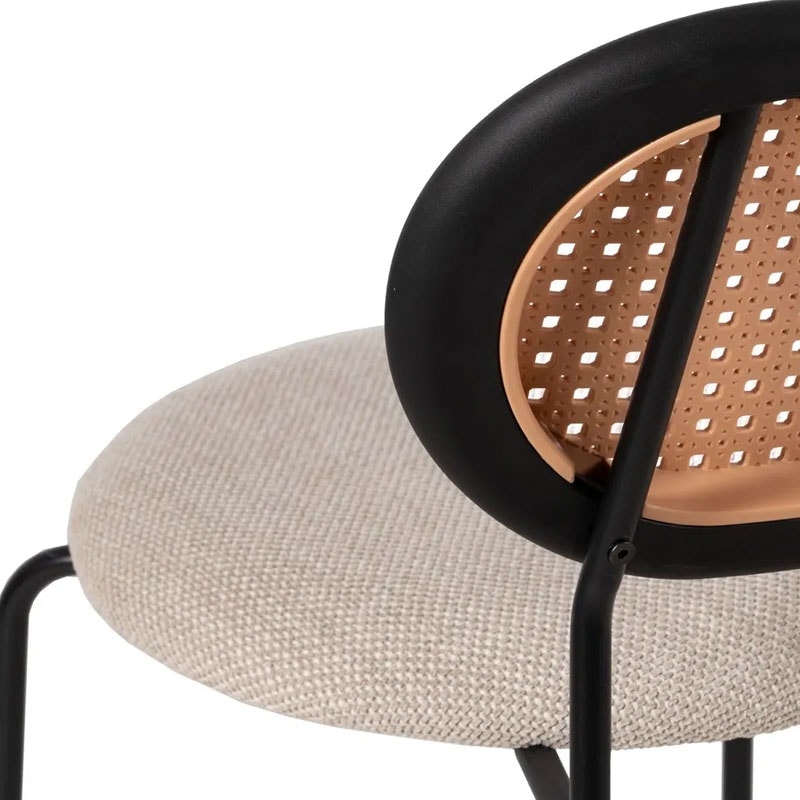 Chair beige metal - Weave room