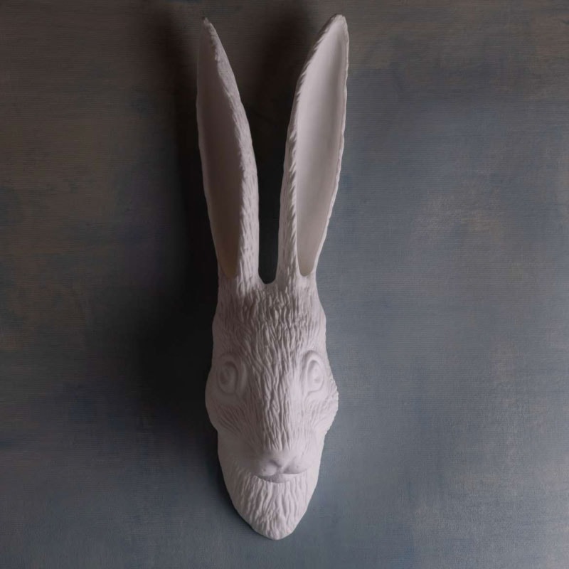 Herr Kowalski wall vase white