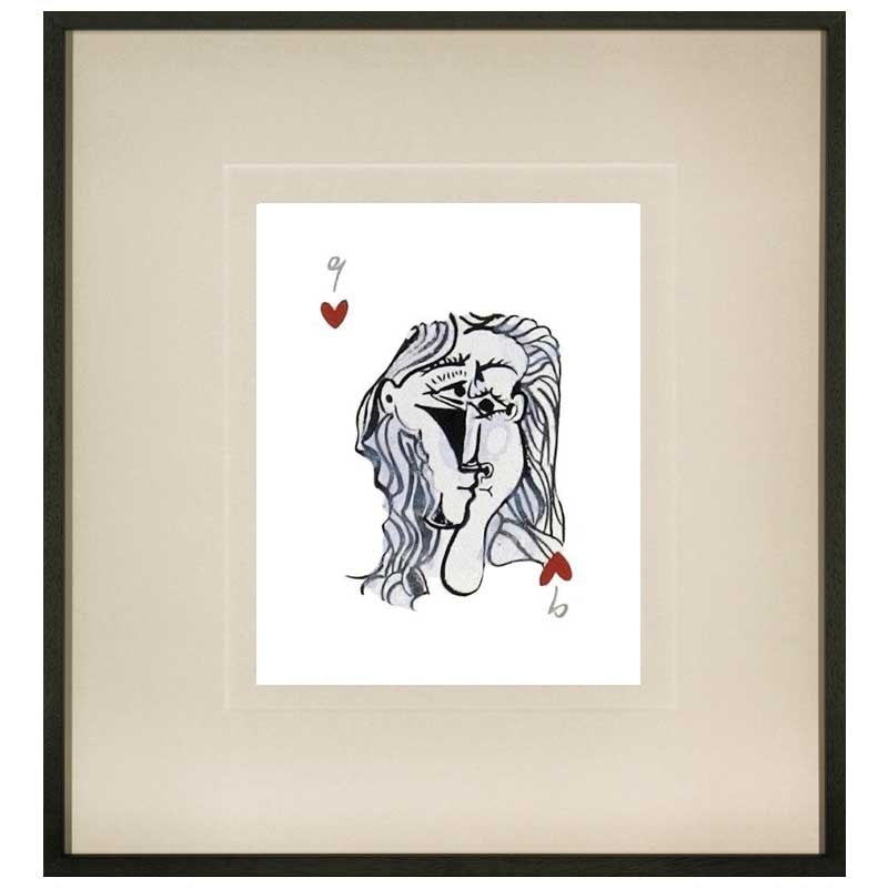 Photoprint Picasso's Women Playing Card - 9 of Hearts