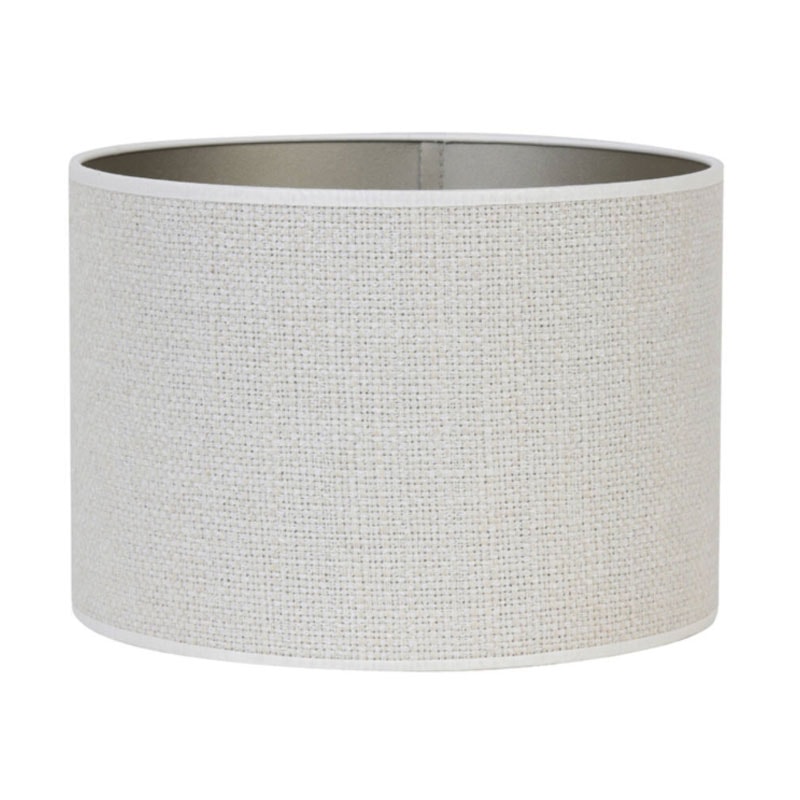 SAVERNA Cylinder Lampshade – Egg White, Ø30x21 cm