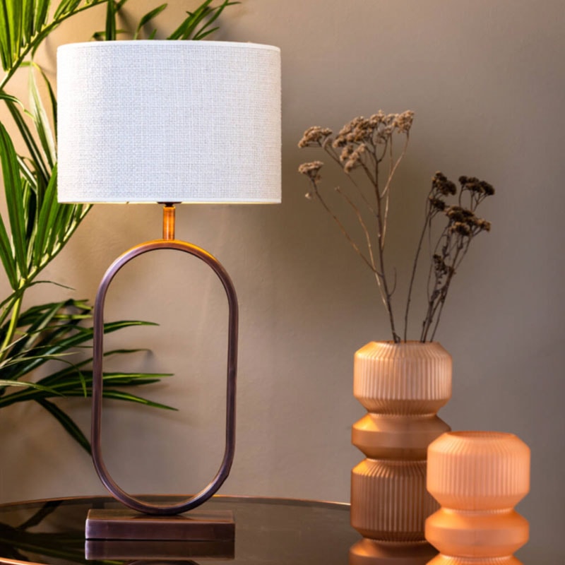 SAVERNA Cylinder Lampshade – Egg White, Ø30x21 cm