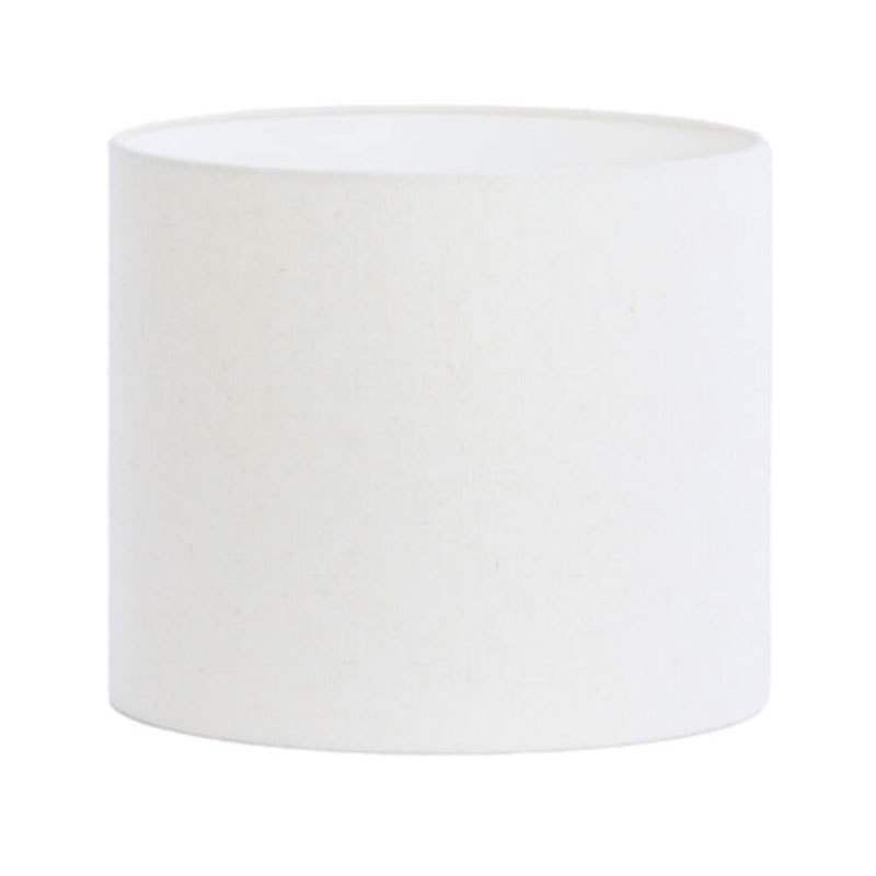 LIVIGNO Cylinder Lampshade – Egg White, Ø40x30 cm