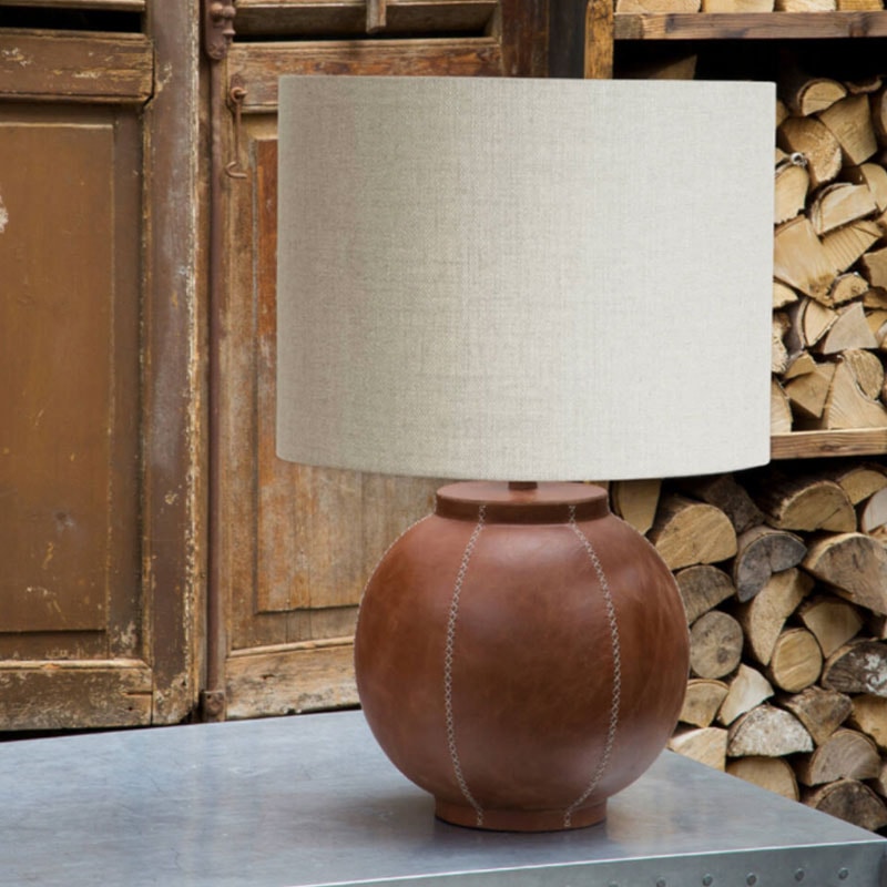 LIVIGNO Cylinder Lampshade – Egg White, Ø40x30 cm