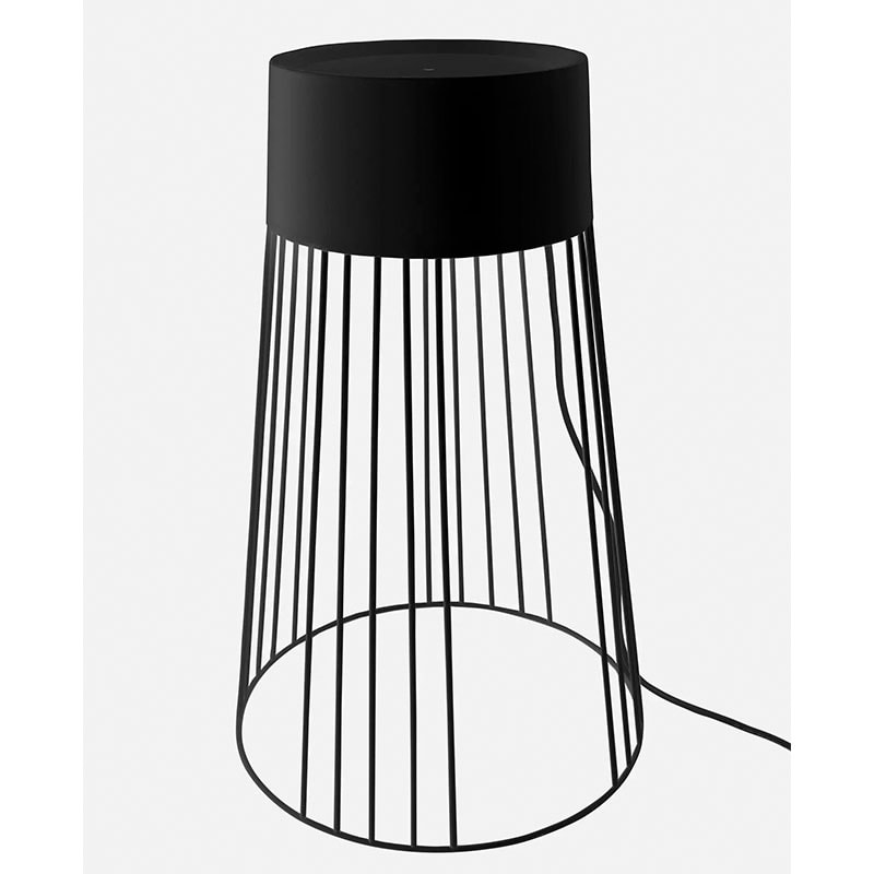 Koster Floor Lamp 60 IP44 – Black Metal (39×39×60 cm)