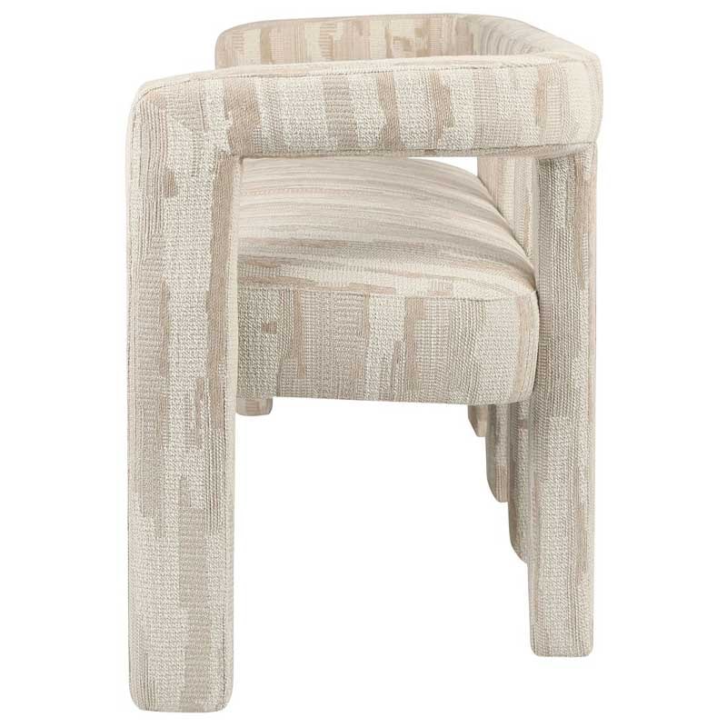 Madison Bench – Scape Sand Upholstery (139×53×71 cm)
