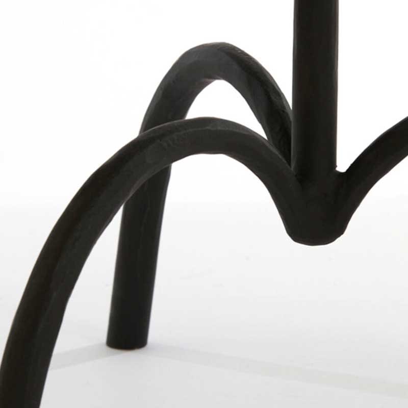 SAMOA Coffee Table – Matt Black (Ø64×39 cm)