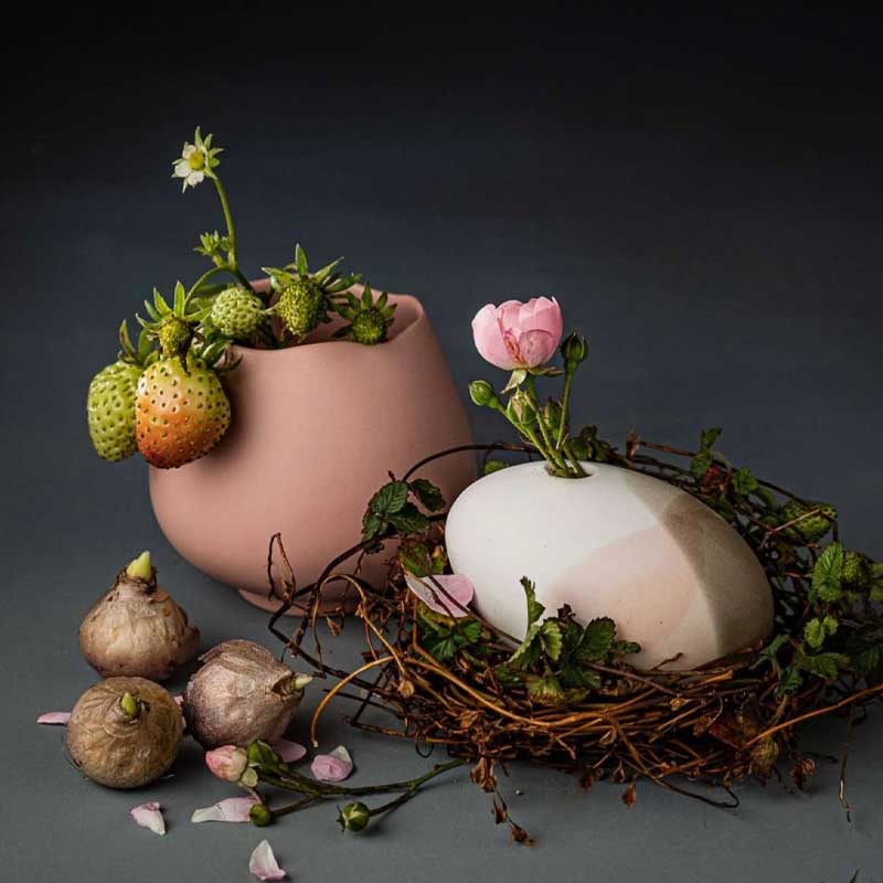 COCOON S Vase – Salmon