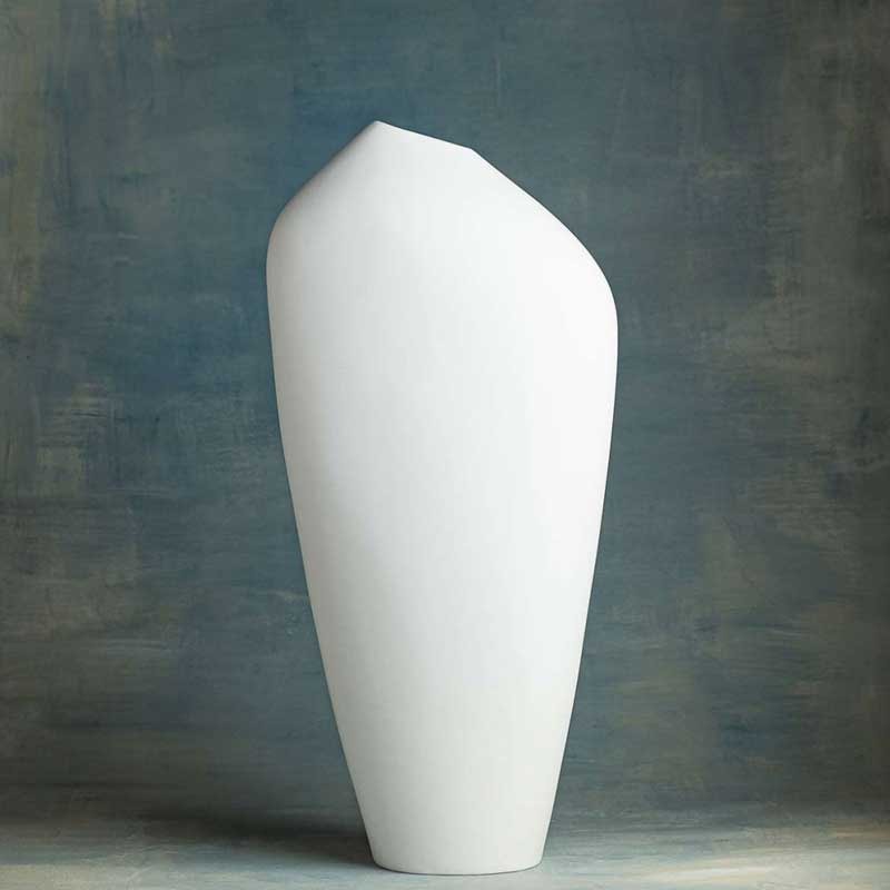 LINDA WHITE Vase – 45 cm