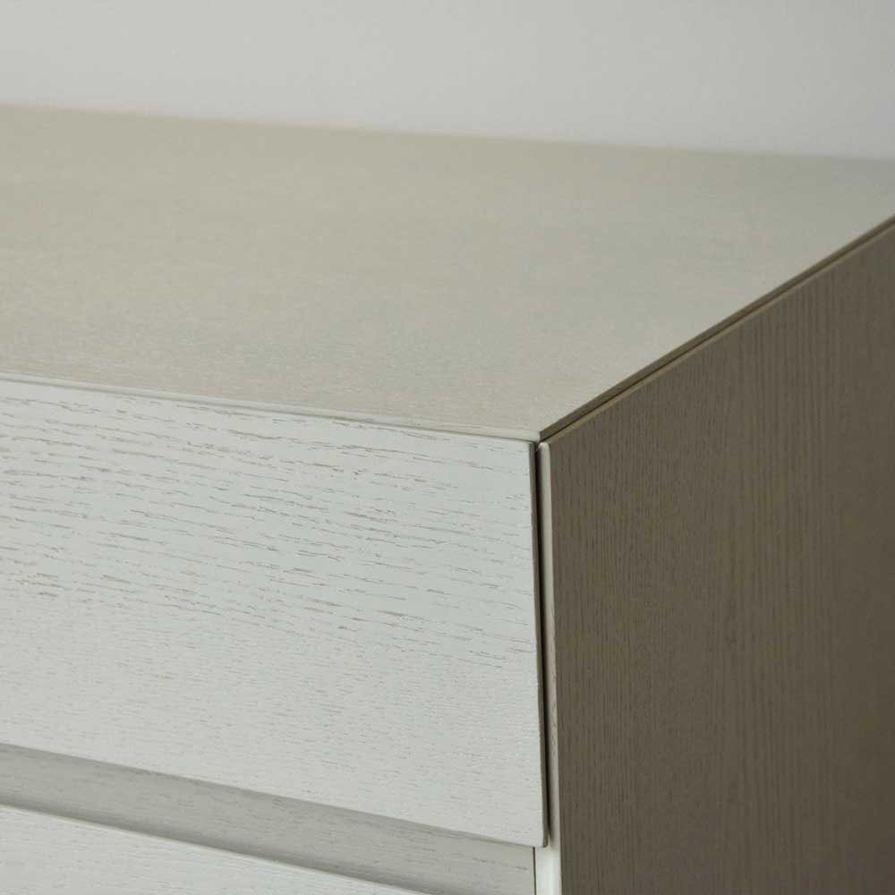 Sideboard in Warm Matt White Oak Finish