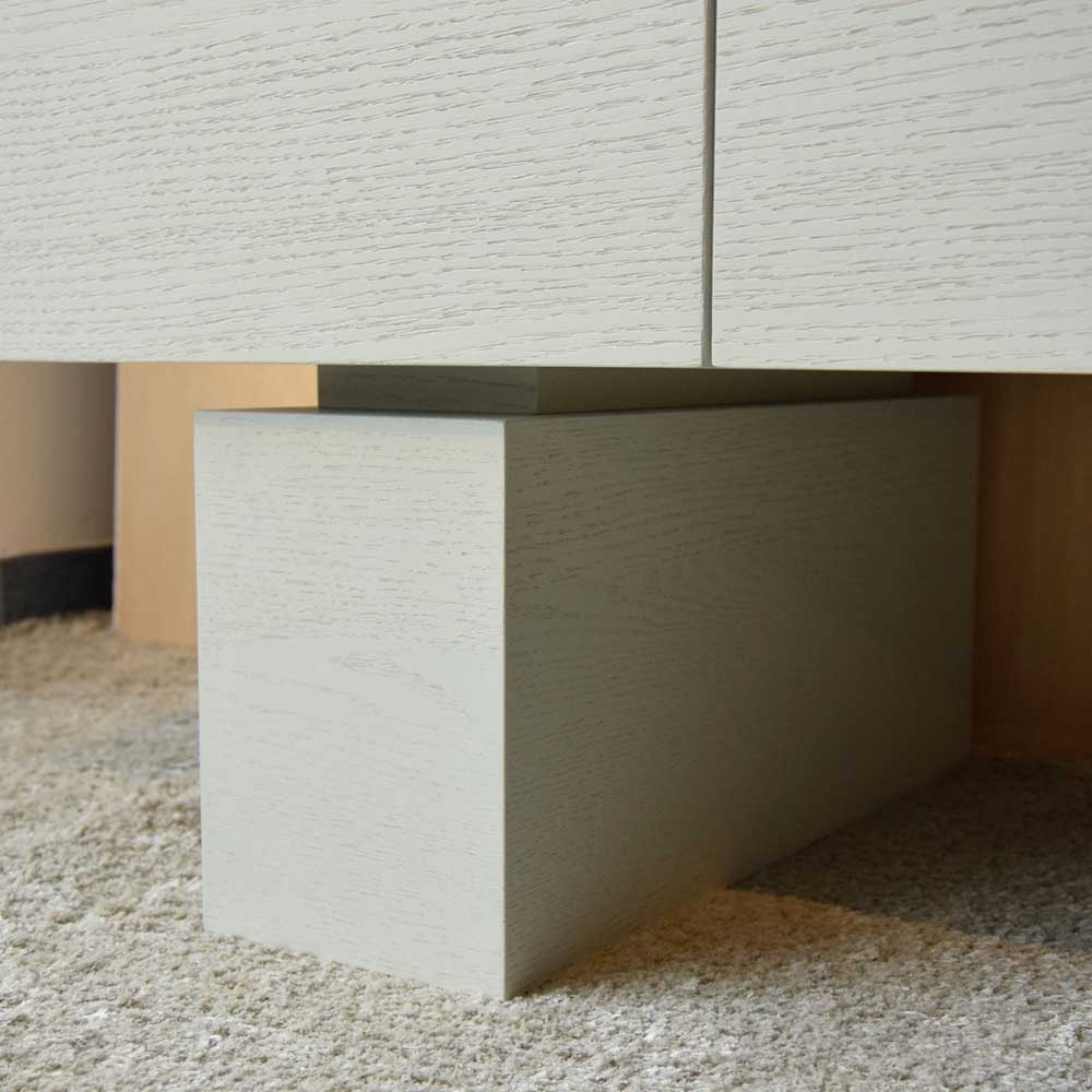 Sideboard in Warm Matt White Oak Finish