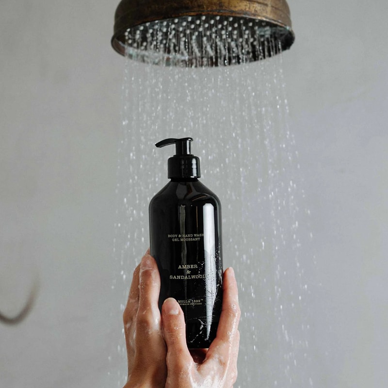 Amber & Sandalwood – Body & Hand Wash 500mL