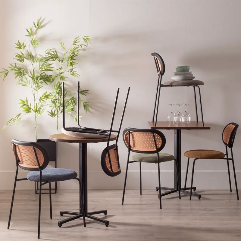 Chair beige metal - Weave room