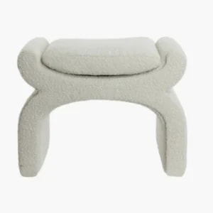 Pouf buckle cream